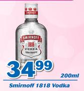 Smirnoff 1818 Vodka-200ml
