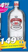 Smirnoff 1818 Original Vodka-1Ltr