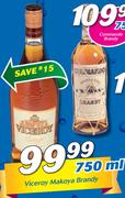 Viceroy Makoya Brandy-750ml