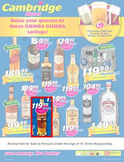 Cambridge Liquor KZN : July Mid Month (10 July - 22 July 2018), page 1