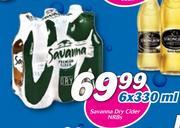 Savanna Dry Cider NRBs-6 x 330ml