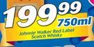 Johnnie Walker Red Label Scotch Whisky-750ml