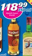 Klipdrift Export Brandy-750ml