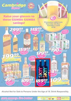 Cambridge Liquor KZN : May Month-End (24 May - 5 June 2018), page 1