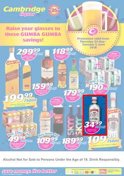 Cambridge Liquor KZN : May Month-End (24 May - 5 June 2018), page 1
