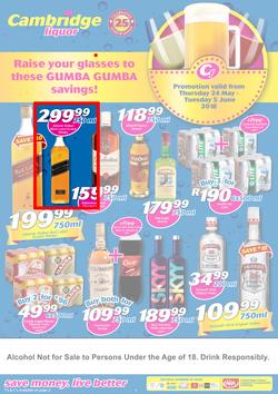 Cambridge Liquor KZN : May Month-End (24 May - 5 June 2018), page 1