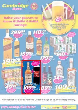 Cambridge Liquor KZN : May Month-End (24 May - 5 June 2018), page 1