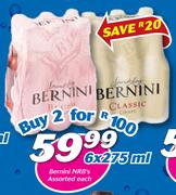 Bernini NRB's 6 x 275ml-Each