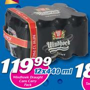 Windhoek Draught Cans Carry Pack-12 x 440ml