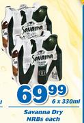 Savanna Dry NRBs-6x330ml Each