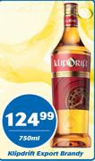 Klipdrift Export Brandy-750ml