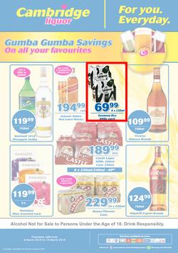 Cambridge Liquor KZN : March Mid Month (6 Mar - 19 Mar 2019), page 1