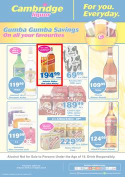 Cambridge Liquor KZN : March Mid Month (6 Mar - 19 Mar 2019), page 1
