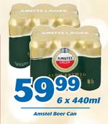 Amstel Beer Can-6x440ml