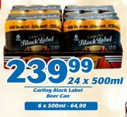 Carling Black Label Beer Can-24x500ml