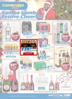 Cambridge Liquor KZN : November Month End (21 Nov - 4 Dec 2018), page 1