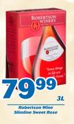 Robertson Wine Slimline Sweet Rose-3Ltr