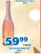 Bon Courage Blush Vin Doux-750ml 