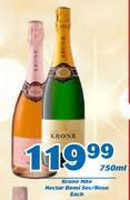 Krone Nite Nector Demi Sec/ Rose-750ml Each