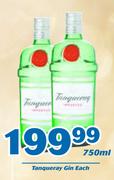 Tanqueray Gin-750ml Each