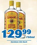 Gordons Gin-750ml Each
