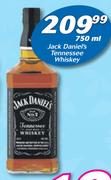 Jack Daniels Tennessee Whisky-750ml