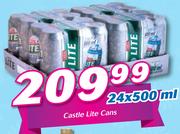 Castle Lite Cans-24x500ml