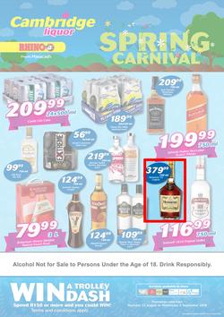 Cambridge Liquor KZN : Spring Carnival (22 Aug - 5 Sept 2018), page 1