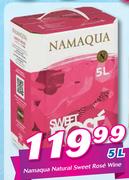 Namaqua Natural Sweet Rose Wine-5Ltr