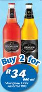 Strongbow Cider Assorted RB's-2x660ml