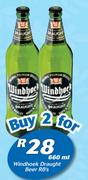 Windhoek Draught Beer RB's-2x660ml
