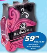 Brutal Fruit Assorted NRB's-6x275ml