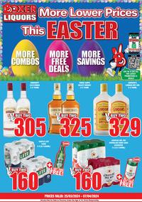 Boxer Liquor KwaZulu-Natal : More Lower Prices This Easter (25 March - 7 April 2024)