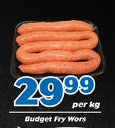 Budget Fry Wors-Per kg