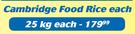 Cambridge Food Rice-25kg Each