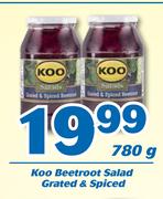 Koo Beetroot Salad Grated & Spiced-780g Each