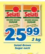 Selati Brown Sugar-2kg Each