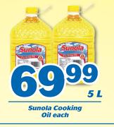 Sunola Cooking Oil-5Ltr Each
