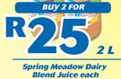 Spring Meadow Dairy Blend Juice-2 x 2Ltr