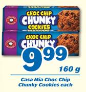Casa Mia Choc Chip Chunky Cookies-160g Each