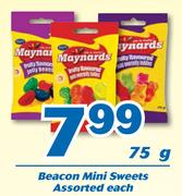  Beacon Mini Sweets Assorted-75g Each