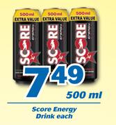 0Score Energy Drink-500ml Each