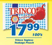 Trinco Tagless Teabags Pouch-100's