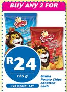 Simba Potato Chips Assorted-125g Each
