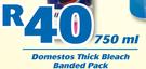 Domestos Thick Bleach Banded pack-2 x 750ml