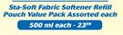 Sta Soft Fabric Softener Refill Pouch Value Pack Assorted-500ml Each