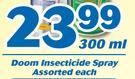 Doom Insecticide Spray Assorted-300ml Each