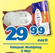 Valupak Multiplug 3 Way-Each