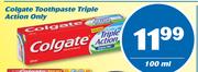 Colgate Toothpaste Triple Action Only-100ml
