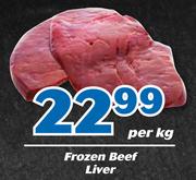 Frozen Beef Liver-Per kg